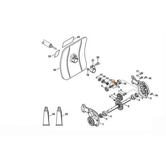 STIHL  Pierścień zabezpieczający 8x0,8 9456 621 0570